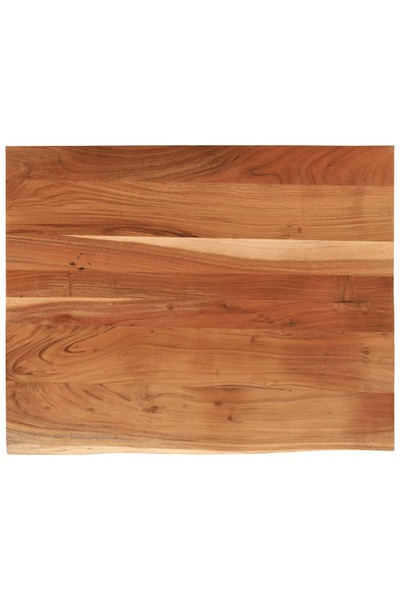 vidaxl Blat birou 90x80x3,8 cm dreptunghiular lemn acacia margine vie