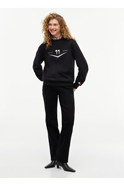 Tommy Hilfiger Sweatshirt, L, Siyah