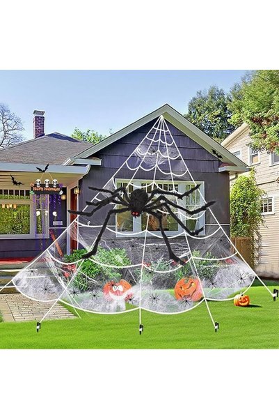 Jorunb Halloween Creepy Cloth Decorations, 180 x 30 Inch Scary Spooky Fabric ...