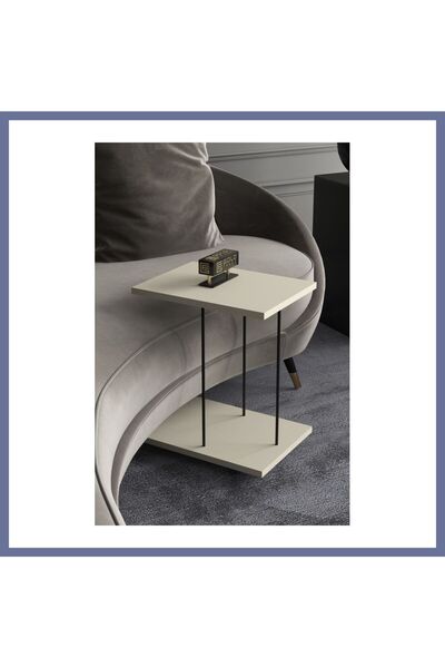 Generic Brand Hnd Wheeled Laptop Stand Cream Dlra