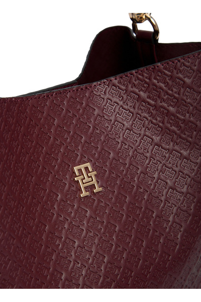 Tommy Hilfiger Omuz Çan, Standart, Bordo