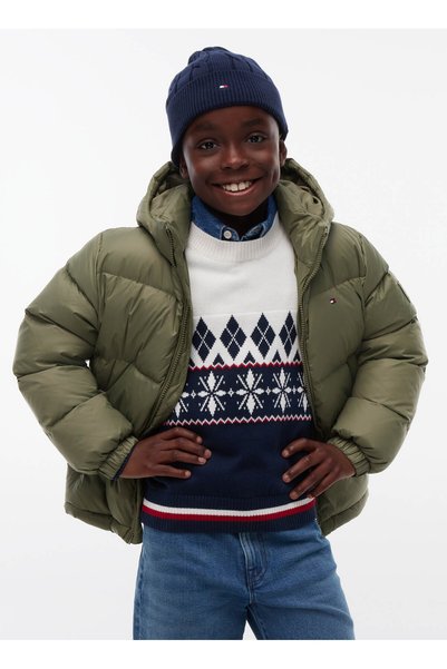 Tommy Hilfiger Mont, 8 Yaş, Yeşil