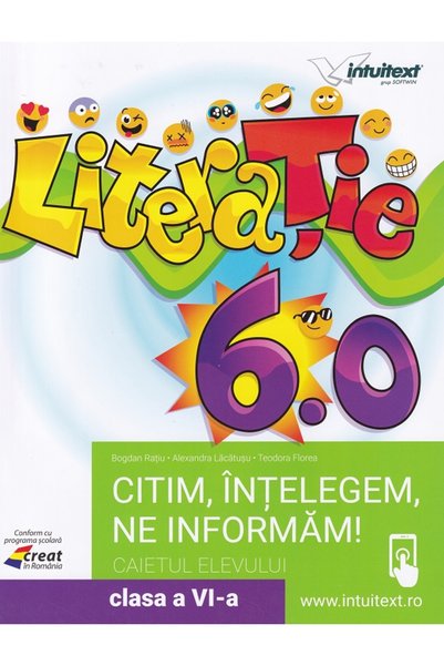 INTUITEXT LiteraTie. Citim, intelegem, ne informam - Clasa 6 - Caietul elevul...
