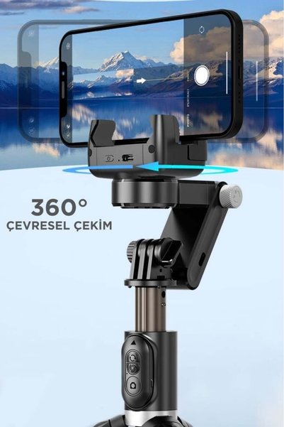 Armoris Special Series Shooting Set Movable Stand Mobile Accessory Q18 Black Gimbal Selfie Stick