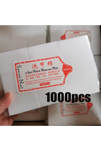 Choice TR013B(1kpcs) 1000/600Pcs Professional Nail Wipe 100% Cotton Pads Lint...