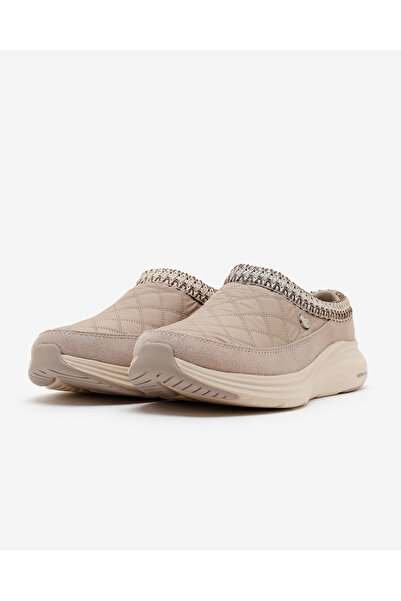 SKECHERS CONTOUR FOAM BOOT - COZY FIT CASCADE Kadın Bej Arkası Açık Spor Ayakkabı 168160 TPE
