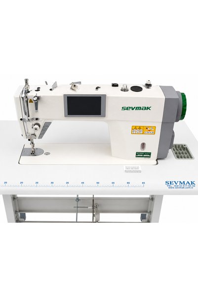 SEVMAK SK-2025DAS Full Dijital Akıllı Sistemli, Dokunmatik Panelli, Direct Drive Otomatik Düz Dikiş Makinası