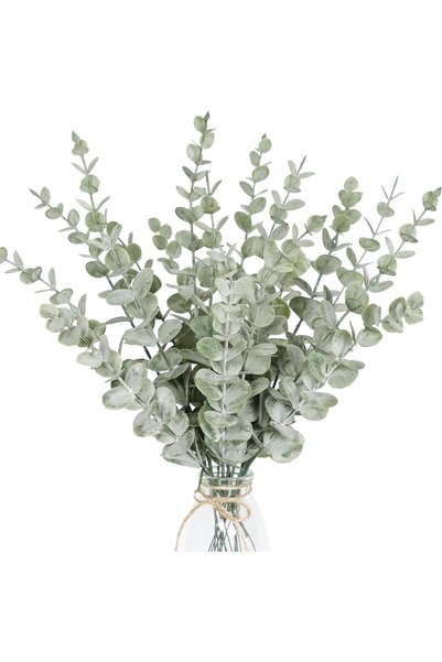 Arabest 20 Pcs Artificial Eucalyptus Stems,16 Inch Faux Greenery Branches for...