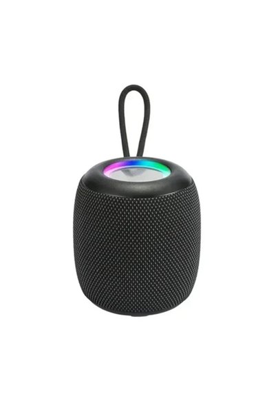 Andowl Φορητό ηχείο Bluetooth 5W με φωτισμό LED RGB Q-YX309 σε μαύρο χρώμα