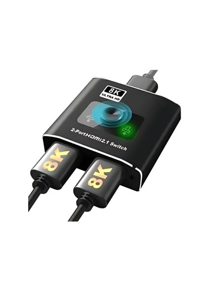 Andowl Διαχωριστής Hdtv 2×1 switch 8K QZ8Q2