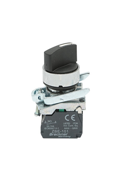 UTB Selector 2 pozitii cu retinere 1NO+1NC, 24V/10A, TB4-BD25 Breckner Germany