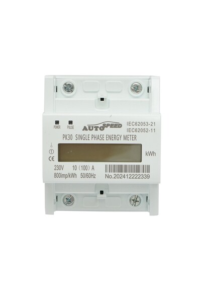 UTB Contor, smart-meter digital monofazic 230 VAC, 100A, sina DIN 4 module MF...
