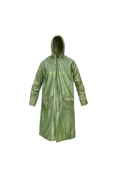 UTB Pelerina cu gluga impermeabila XXXL din PVC, 2 buzunare, inchidere cu cap...