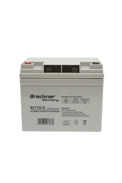 UTB Baterie solară cu gel 12V 35Ah 20HR 196x130x155mm FCD12-35 Breckner Germania