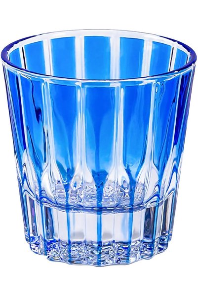 Arabest Romantic Crystal Whiskey,Blue Sparkling Drinking Cup for Smoothies an...