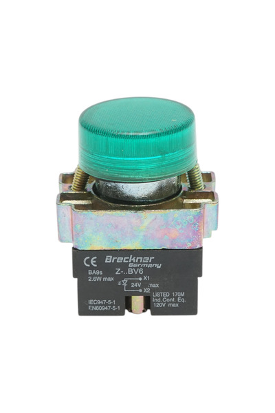 UTB Κουμπί ένδειξης LED πράσινο 24V LAY5 Breckner Γερμανία