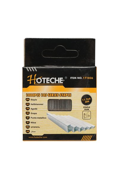 UTB Set of 1000 staples 10J for manual upholstery stapler 11.2x6mm Hoteche