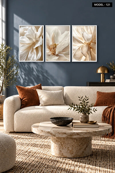 Akıllı Kağıt Adhesive Felt Painting - Poster Flower (Model-121)