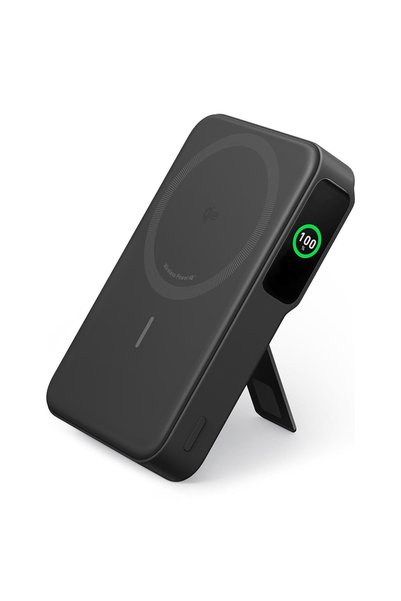 Anker MagGo Εξωτερική Μπαταρία για iPhone, 10000mAh, Ασύρματη 15W, Οθόνη, Βάσ...