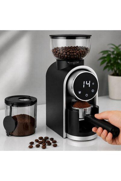 UTB Rasnita electrica de cafea automata 150W, 220V, reglaj macinare 25 trepte...