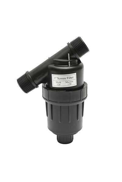 UTB Filtru Y plastic 1 inch cu sita 120 mesh, 130 microni pentru tub, furtun ...