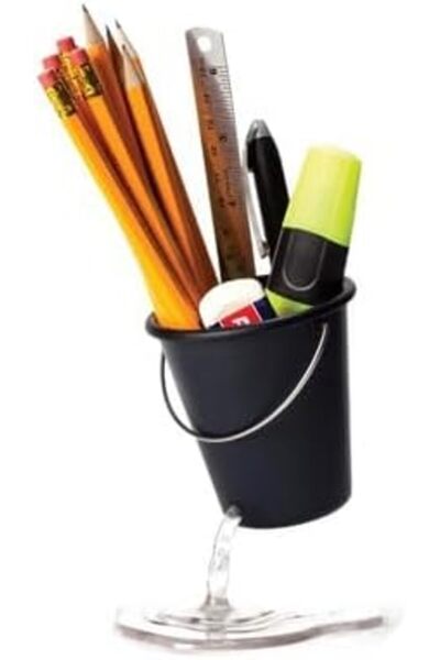 Arabest Creative Floating Bucket Pen Holder,Cute Desk Organizer Cup for Offic...