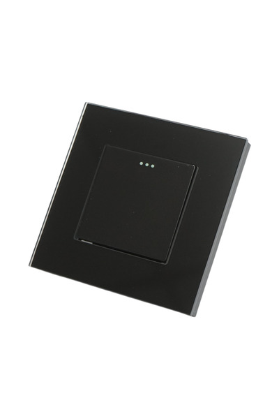UTB Intrerupator cap scara negru incastrat 220V, 16AX, indicator luminos, ram...