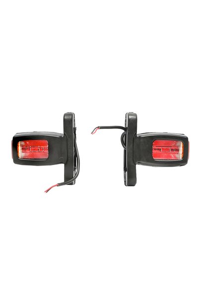 UTB Странична габаритна лампа с LED 12/24V, червено-бяло-жълто