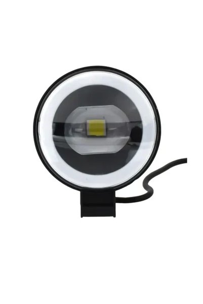 Andowl Προβολάκι LED 12/24V λευκού φωτισμού με πορτοκαλί Ring Light Q-D17 σε ...
