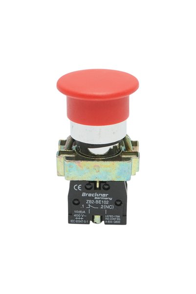 UTB Buton comanda STOP rosu cu revenire tip ciuperca 1NC, 400V/10A, LAY5 Brec...