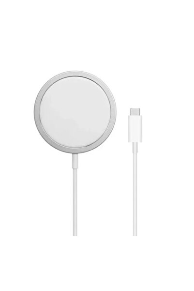Andowl Φορτιστής MagSafe Q-PD10 20W σε ασημί χρώμα