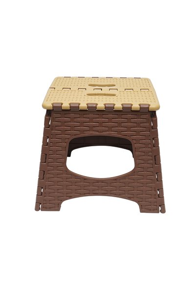 UTB Cream-brown foldable plastic chair 286x325x270mm