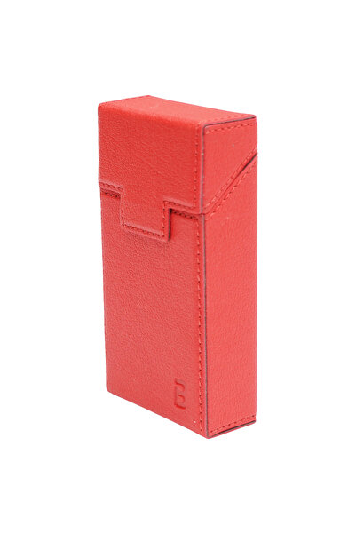 UTB Husa rosie din piele pentru pachet de tigari P25 Breckner