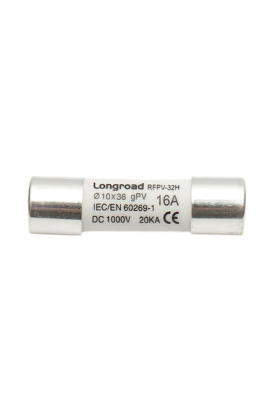 UTB Ασφάλεια κυλινδρική 10x38mm gPV 16A, 1000V DC για φωτοβολταϊκά συστήματα ...