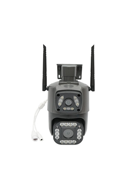 UTB Camera de supraveghere 4G, lentila duala 4MP 1080P, PTZ cu senzor de misc...