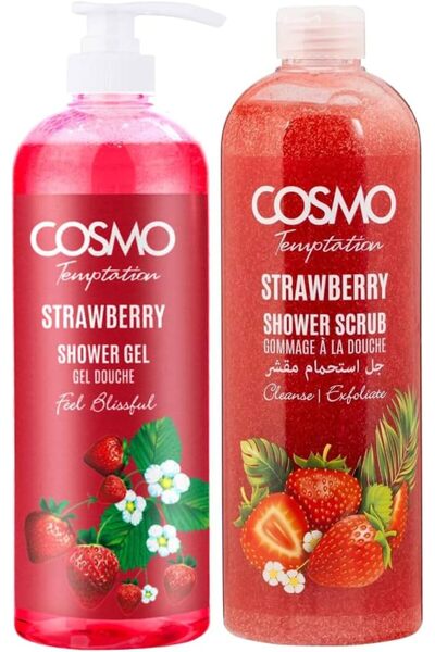 CD Cosmo Designs Cosmo Temptation Strawberry Bath & Body Care 2 Pieces Set | ...