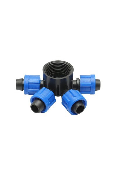 UTB Distribuitor imbinare tub, banda picurare 17mm cu 4 capete pentru sisteme...