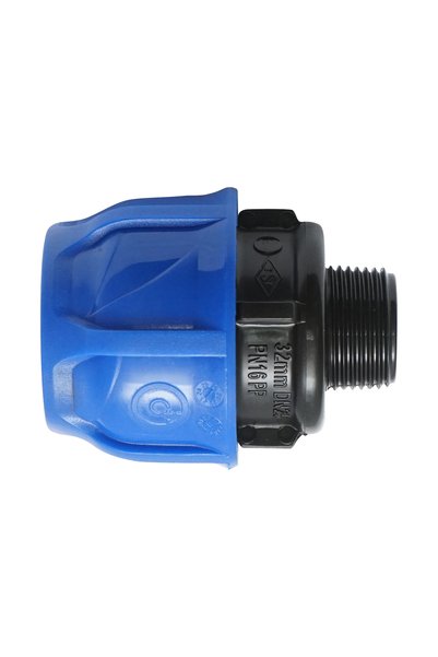 UTB Racord compresiune cu filet exterior 32mmx3/4 toll, PN16 pentru sisteme i...