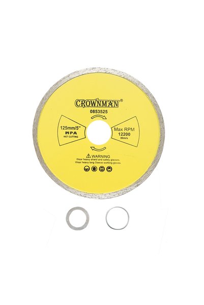 UTB Disc diamantat continuu 125x22.23mm, viteza max. 12200rpm, taiere umeda p...