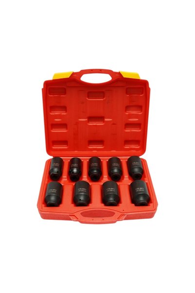 UTB Long impact socket wrench set for planetary gears 29-38mm, square 1/2 inc...