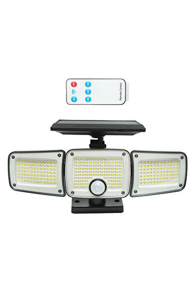 UTB Lampă LED 30W cu panou solar 1.8W/5.5V, baterie 2400mAh, senzor de mișcar...