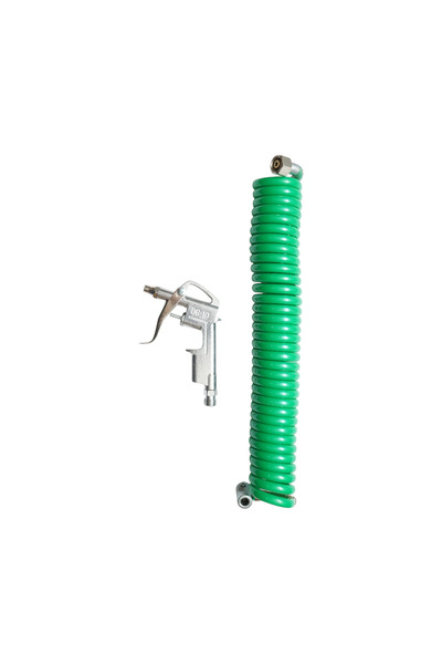 UTB Pistol suflat aer comprimat cu furtun spiralat 5m si racord filet interio...