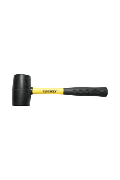 UTB Ciocan de cauciuc 900gr cu maner din fibra de sticla Crownman
