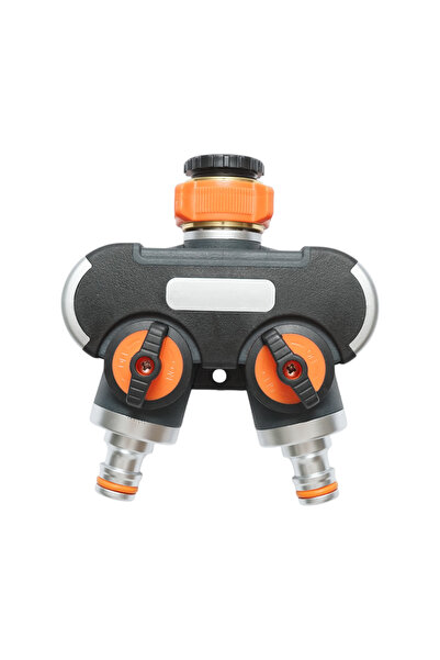 UTB Distribuitor 2 cai cu robineti, conectori 1/2 si adaptor robinet 1/2-3/4 ...