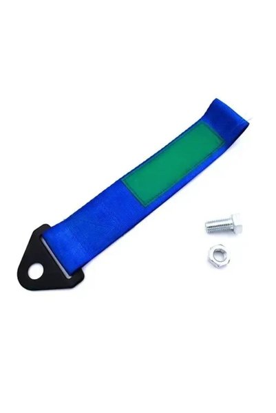 OEM Ιμάντας Tow Hook προφυλακτήρα για ρυμούλκηση αυτοκινήτου 24 εκ. - μπλέ