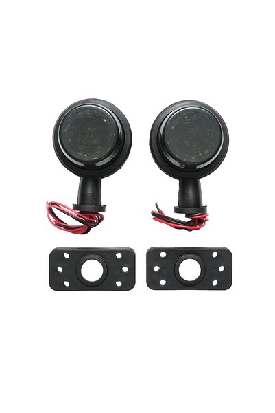 UTB Lampa laterala gabarit rotativa LED 12-24V, alb-rosu fumuriu FR0237 Breck...