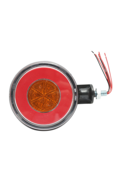 UTB 12/24V LED странична габаритна лампа за огледало на камион червено/бяло F...