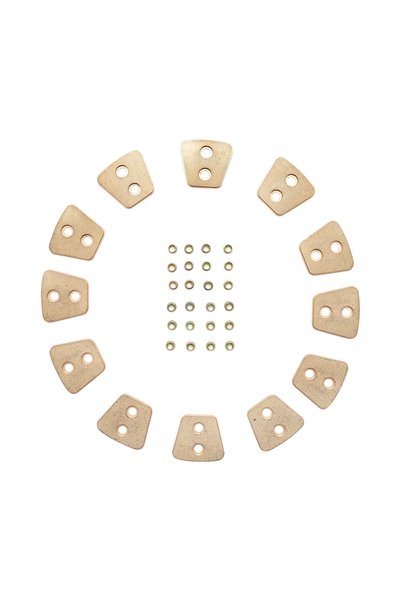 UTB Set 12 ferodouri cu nituri pentru disc ambreiaj 11 toli U-445 si Fiat