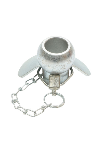 UTB Lateral tie rod nut with collar, chain and bolt 64x72mm, category 3-3