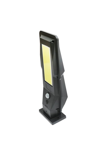 UTB Соларна LED лампа 186lm със соларен панел 1.3W/5.5V, батерия 3.7V/2.4 Ah ...